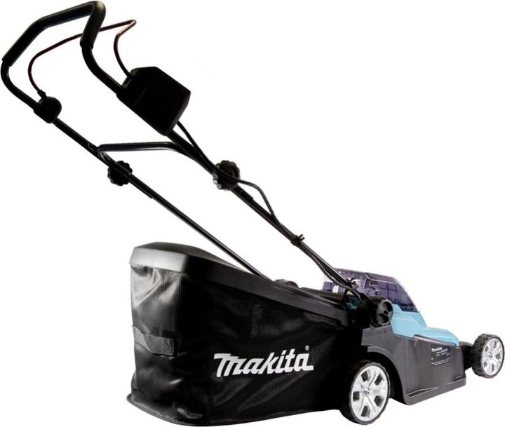 Produktbild Makita DLM 432 M2 Akku Rasenmäher 36 V ( 2x 18 V ) 43 cm Brushless + 2x Akku 4,0 Ah - ohne (Akkubetrieb)