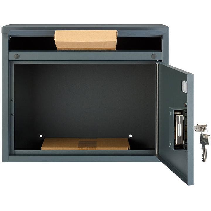 Produktbild SafePost 910PZ Briefkasten mit Profilzylinder anth