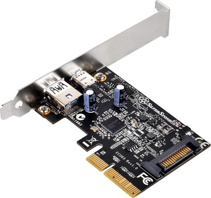 Produktbild Silverstone PCI Express Karte SST-ECU03 USB 3.1 (Typ A+C)