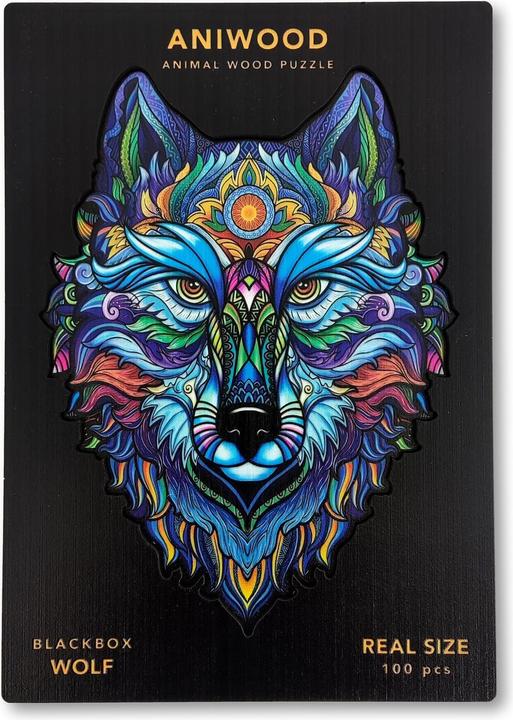 Immagine prodotto Aniwood Motivo Puzzle Lupo (S) (100 pezzi)