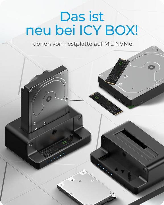 Image du produit Icy Box IB-2914MSCL-C31 (2.5", 3.5", M.2)
