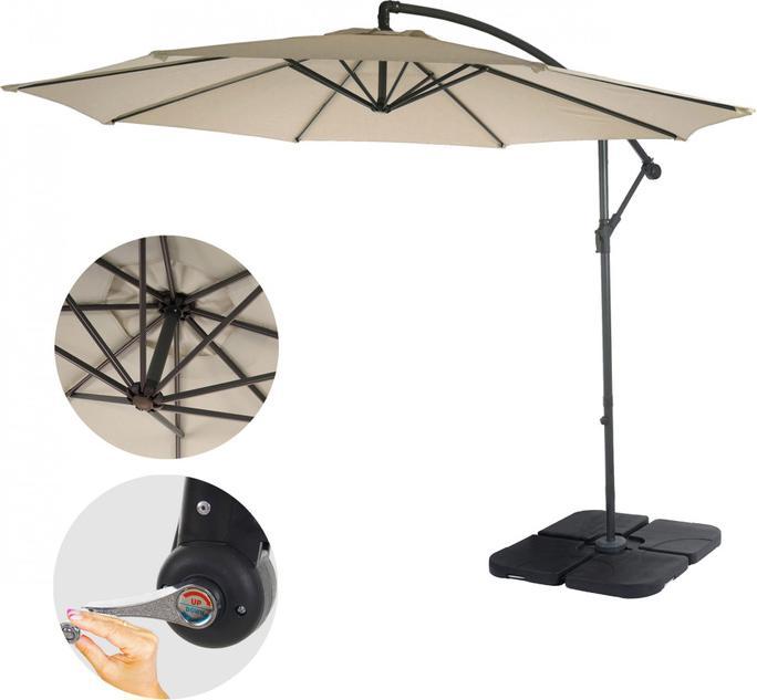 Actual product image Swisshandel24 Semi-professional traffic light umbrella, sunshade, 3m - 10332 (3.60 m)