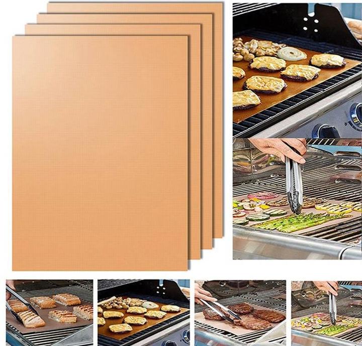 Produktbild Hermex Grillfolie Grillmatte Antihaft Teflon 4 Stück