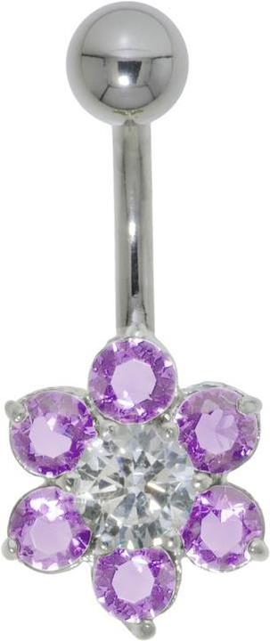 Produktbild Bijouteria Bauchpiercing (Edelstahl, Silber 925, Zirkonia)