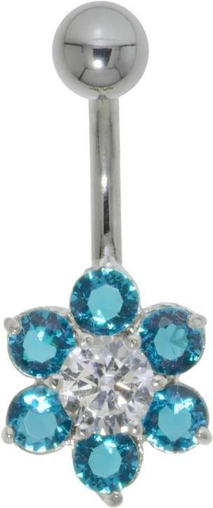 Produktbild Bijouteria Bauchpiercing (Edelstahl, Silber 925, Zirkonia)