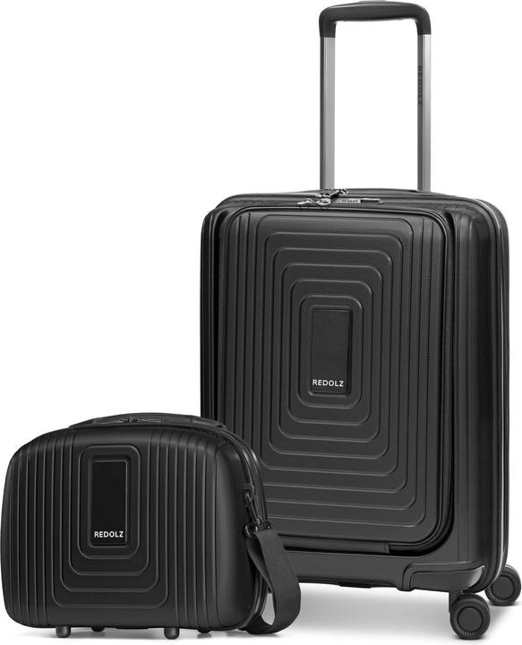 Image du produit Redolz Essentials 14 Bundle Trolley de cabine avec pliage extensible et compartiment pour ordinateur (59 l, M (50 - 90l))