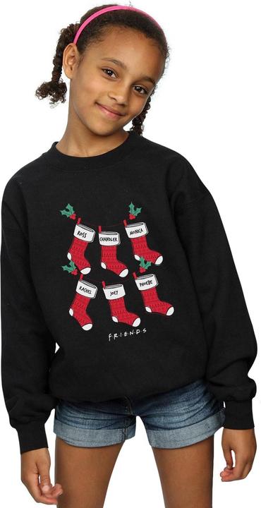 Actual product image Friends Girls Christmas Stockings Sweatshirt (152, 158)