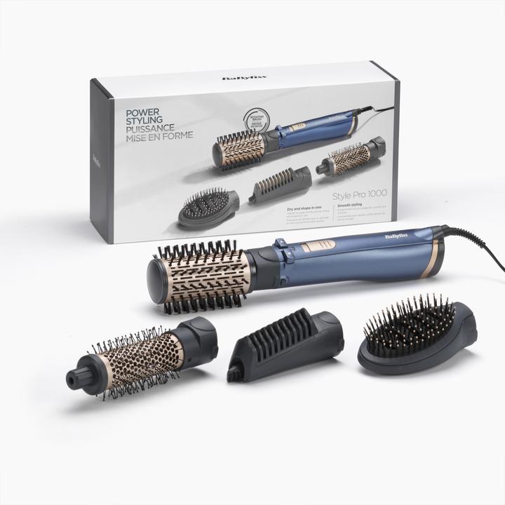 Productafbeelding BaByliss Style Pro 1000 AS965E Fhnborstel - 4 Multistyler opzetstukken - Volume/Steilen/Fhnen - Coolshot - 10