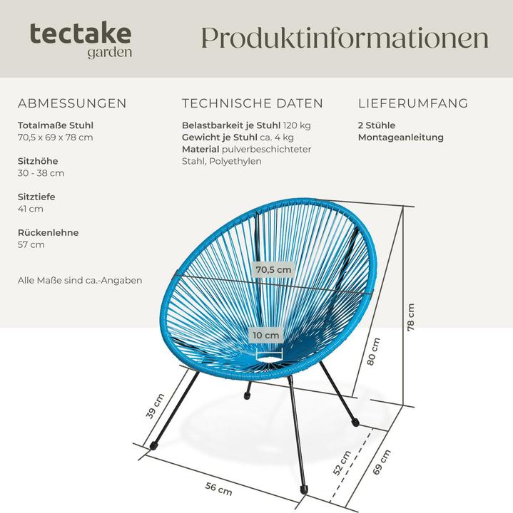 Actual product image tectake Santana