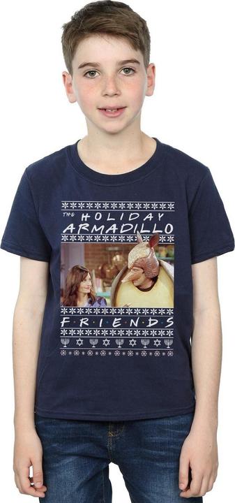 Actual product image Friends Boys Fair Isle Holiday Armadillo T-Shirt (152, 158)
