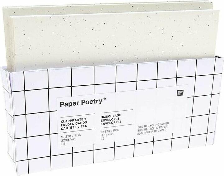 Image du produit Rico Design Cartes.enveloppes B6,Rec.ivoire 300105