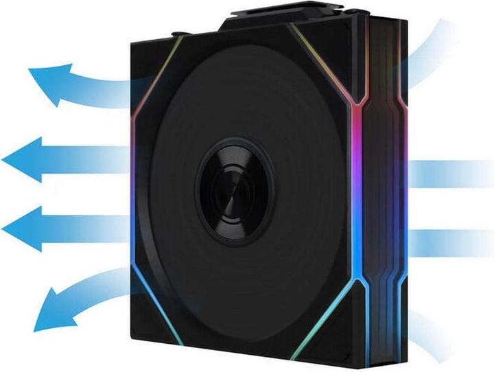Actual product image Lian-Li UNI FAN TL Wireless Lüfter, ARGB, PWM - Reverse Blade, 120mm, schwarz (120 mm, 1 x)