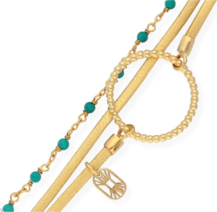 Actual product image Flowers Forzoé Enola (18 cm, Brass Plaqué Or)