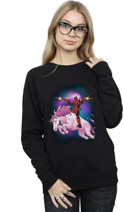 Produktbild Deadpool Space Unicorn Boyfriend Fit Sweatshirt (S)