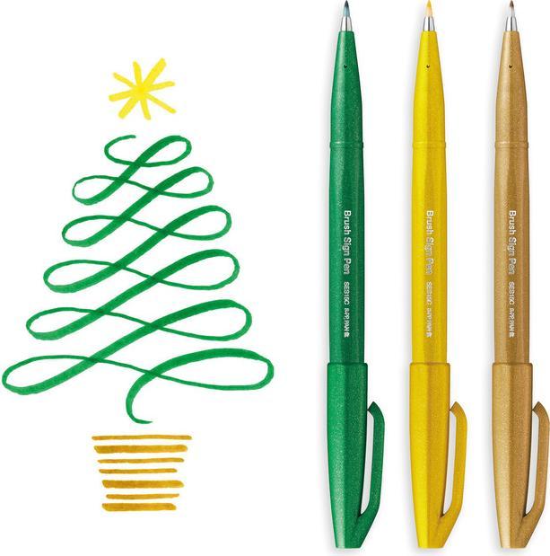 Actual product image Pentel Sign Pen (Yellow, 1 x)