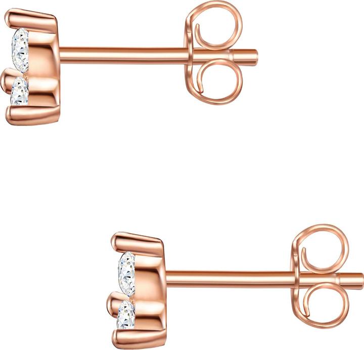 Actual product image Glanzstücke München Ladies Sterling Silver Zirconia Rose Gold - 12450 (925 silver)
