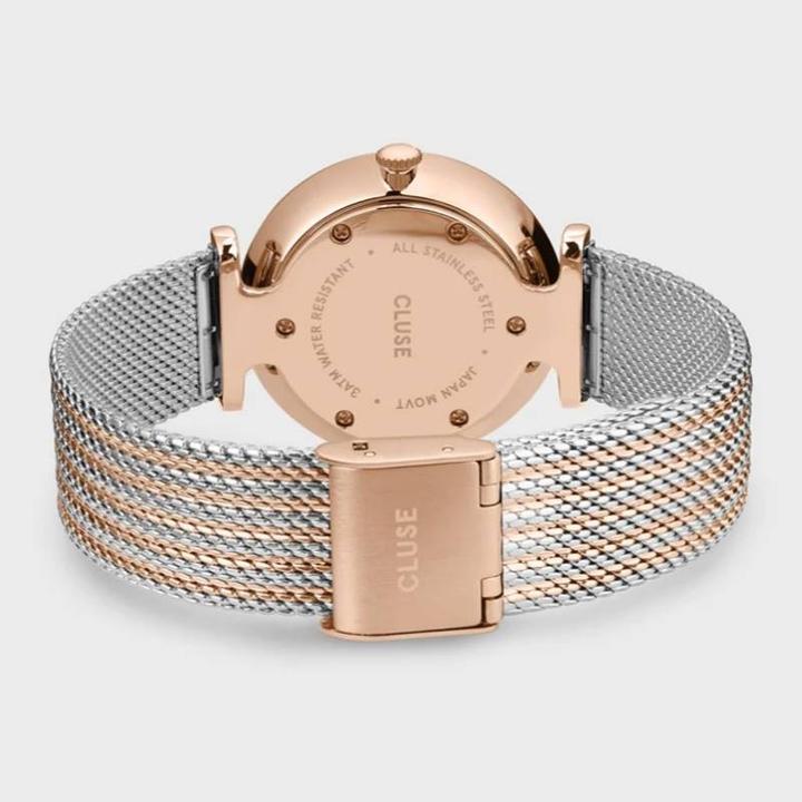 Actual product image Cluse Triomphe Mesh Rosé (Analogue wristwatch, 33 mm)