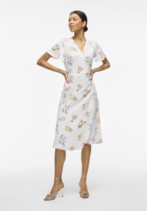 Image du produit Vila Kurzärmeliges Wickelkleid (38)