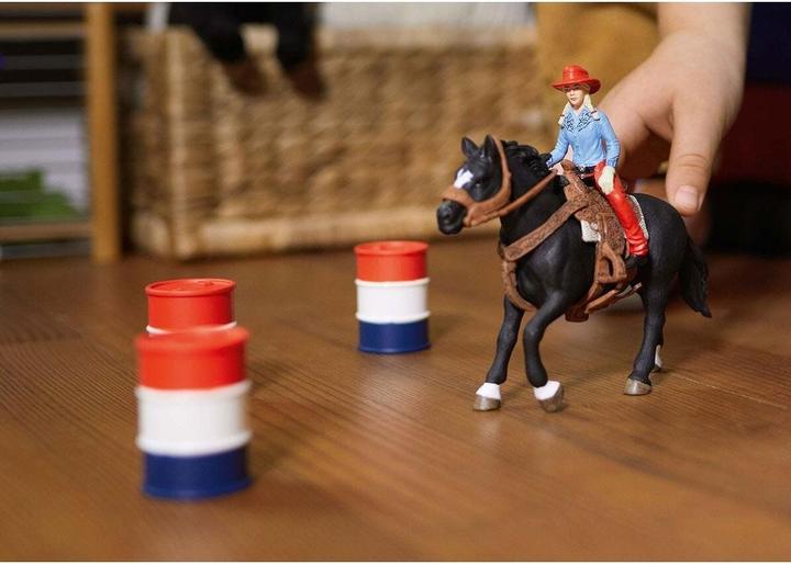 Produktbild Schleich Barrel Racing mit Cowgirl