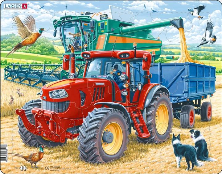 Produktbild Larsen Puzzle - Bauernhof und Traktor (39 Teile)
