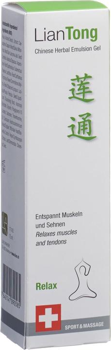 Nährwerte und Zutaten Lian Chinese Herbal Emulsion Gel Relax (1 x, 75 ml, 125 g)