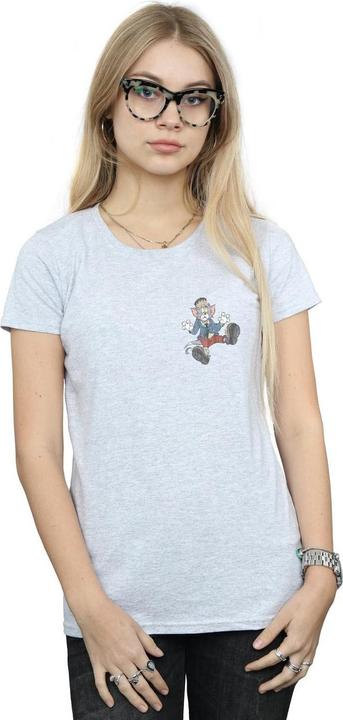 Actual product image Tom & Jerry Womens/Ladies Frankenstein Tom Cotton T-Shirt (M)