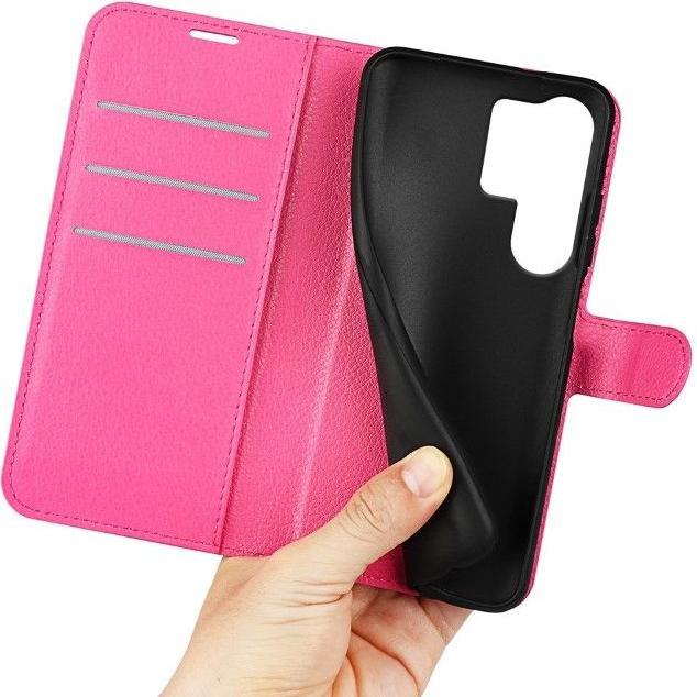 Produktbild MU Classic Litchi Leder Bookcover Series (Samsung Galaxy S25 Ultra)