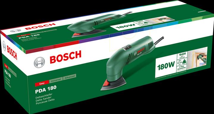 Image du produit Bosch Home & Garden Pda 180 (Plateau de ponçage triangulaire, 180 W)