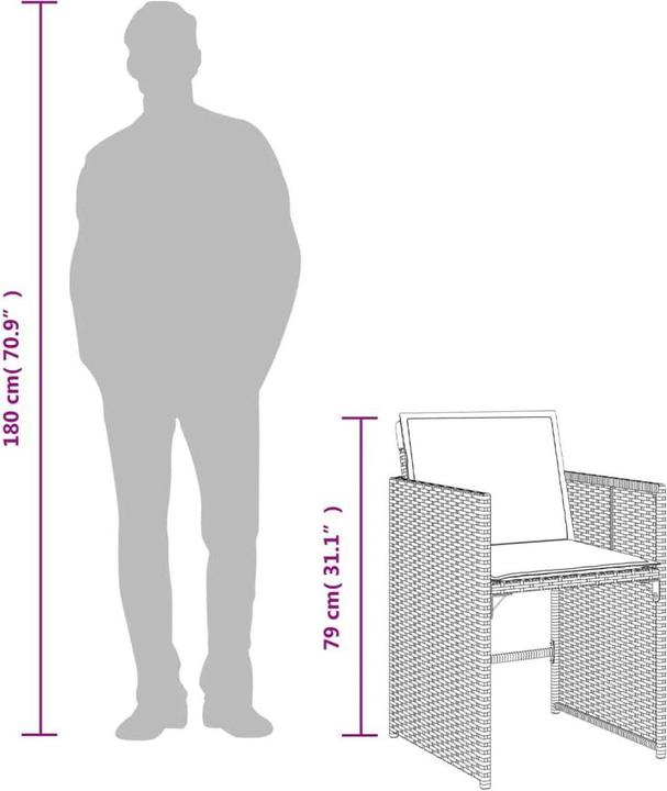 Produktbild VidaXL Peitz/Picnjo (106 cm)