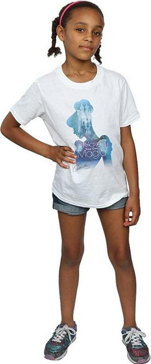 Image du produit Cinderella Girls Make Your Own Magic Silhouette T-shirt en coton (140, 146)