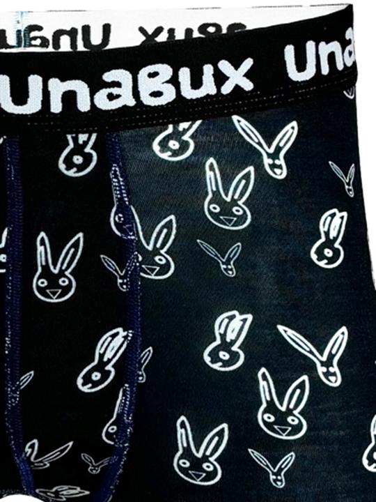 Produktbild Unabux Boxer BLACK WHITE RABBIT (M, Einzelpack)
