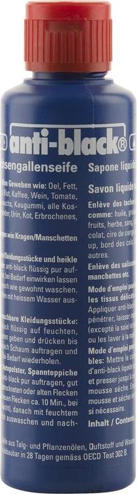Nährwerte und Zutaten Anti-black Ochsengallenseife flüssig (250 ml)