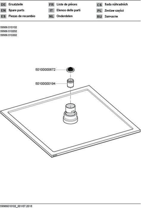 Produktbild Keuco Kopfbrause eckig vc 200x200mm (15 l/min)