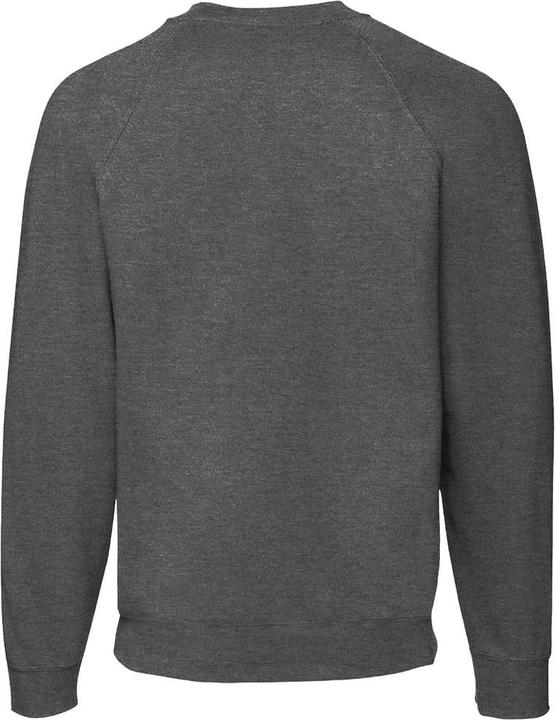 Actual product image Fruit of the Loom Adults Unisex Classic Raglan Sweatshirt (XXL)