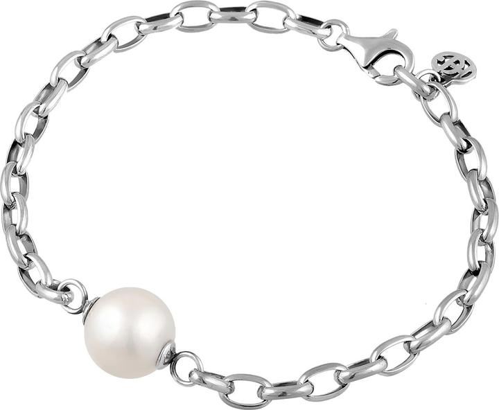 Produktbild Haze & Glory Armband Gliderarmband - Chunky Perle 925 Silber (21 cm, No stone, 925er Sterling Silber, Süsswasserzuchtperlen)