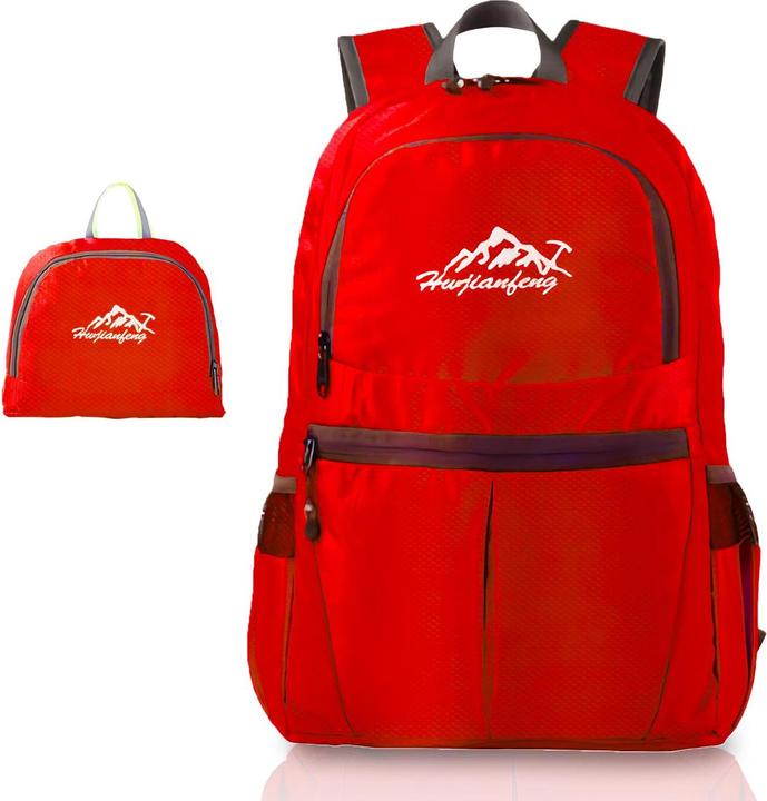 Actual product image Intirilife Foldable backpack in red (36 l)