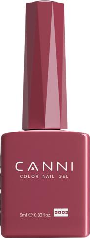 Actual product image Canni Gel lacquer 9005 UV/LED (Red-violet, UV gel varnish)