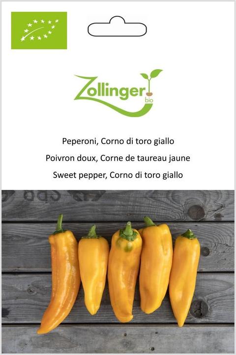 Image du produit Zollinger Bio Poivrons, corno di toro giallo (Germes)