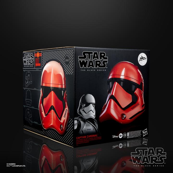 Image du produit Hasbro Star Wars The Black Series Galaxy's Edge Capitaine Cardinal Casque de jeu de rôle électronique