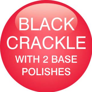 Image du produit Rio Crackle Nails Classic" ( NCRC) (Blanc, Noir, Silver)