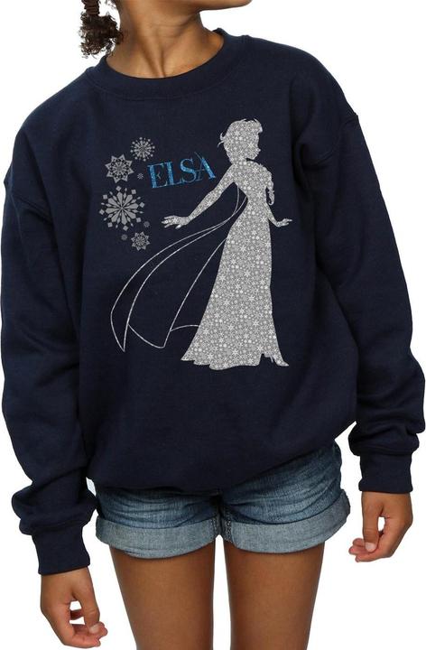 Immagine prodotto Disney Frozen Elsa Christmas Silhouette Felpa Ragazze (104)