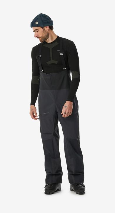 Wedze Skihose Herren Latzhose sehr wasserdicht - FR900 schwarz