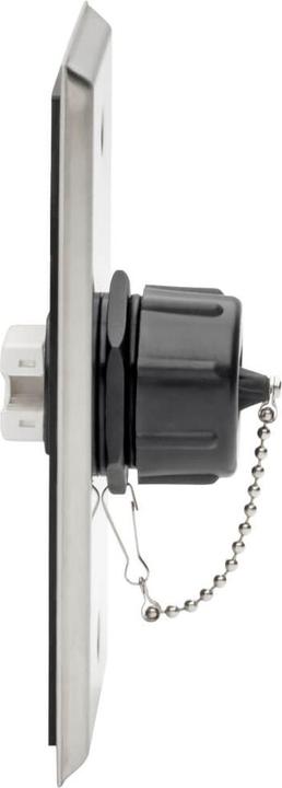 Actual product image Eaton Keystone Jack Cat6/Cat5e RJ45 Shielded Dust Cap Industrial - 110 Punch Down IP68 TAA (RJ45)