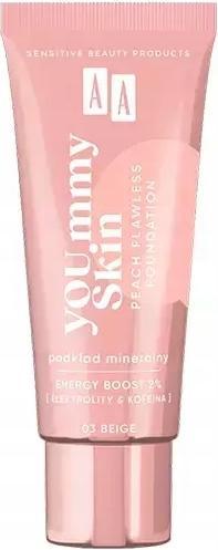 Produktbild Oceanic AA Yoummy Skin Peach Flawless Foundation podkład mineralny dodający blasku 03 Beige 30ml (03 Beige)