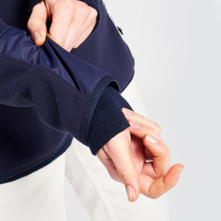 Immagine prodotto Tribord Giacca in pile da vela da donna calda 500 blu (S)
