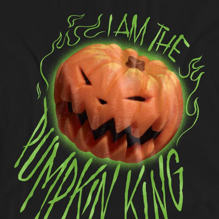 Actual product image The Nightmare Before Christmas Unisex Adult I Am The Pumpkin King T-Shirt (XL)