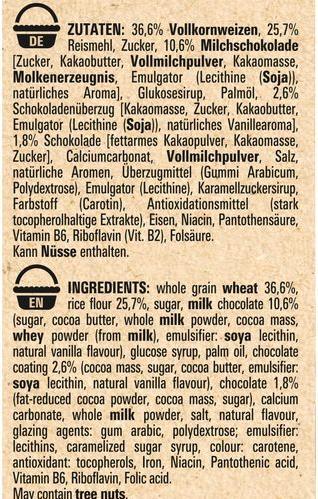 Nährwerte und Zutaten Nestlé Cereals Triple Crunchy Salted Caramel & Chocolate 300g (350 g)