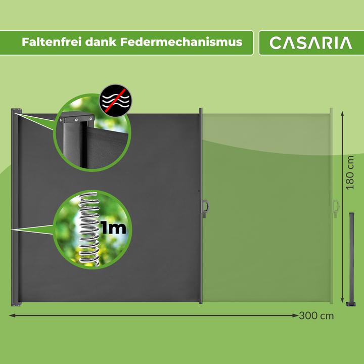 Produktbild Casaria Seitenmarkise (3 m)