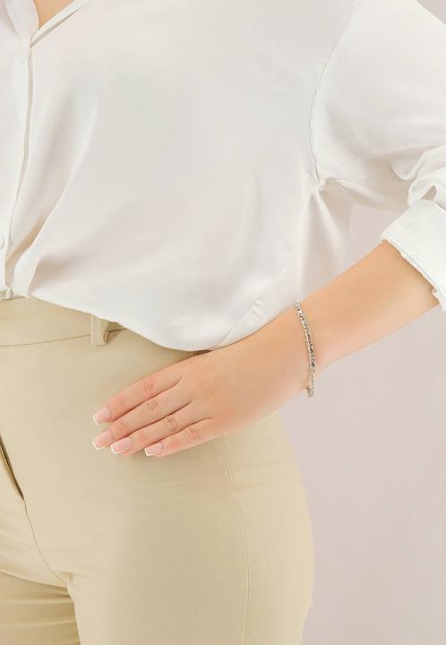 Produktbild Muau 8er-Kette (19 cm, Weissgold)
