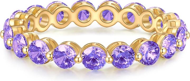 Actual product image Yokoamii Ladies Metal Glass Crystal Yellow Gold - 30128 (56)